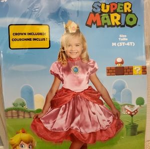 3T-4T Princess Peach Costume